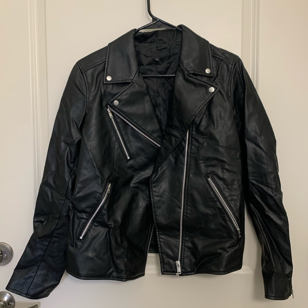 Uniqlo pleather jacket